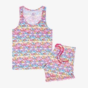Lisa Frank Markie Magic Women’s Sleeveless Short Set